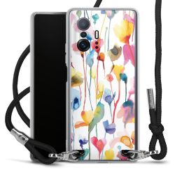 Carry Case Transparent Fabric black/silver