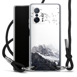 Carry Case Transparent Fabric black/silver