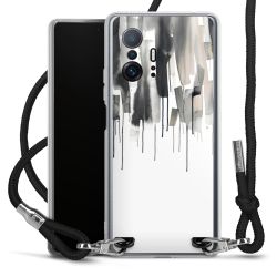 Carry Case Transparent Fabric black/silver