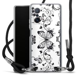 Carry Case Transparent Fabric black/silver