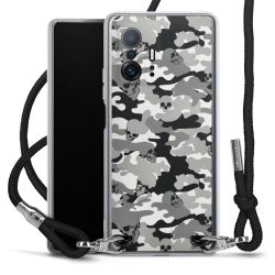 Carry Case Transparent Fabric black/silver