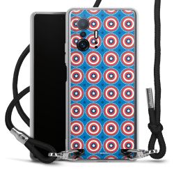 New Carry Case Transparent Stoff schwarz/silber