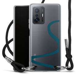 New Carry Case Transparent Stoff schwarz/silber