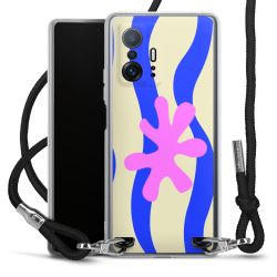 New Carry Case Transparent Stoff schwarz/silber