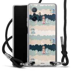 New Carry Case Transparent Stoff schwarz/silber