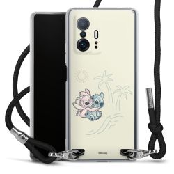 New Carry Case Transparent Stoff schwarz/silber