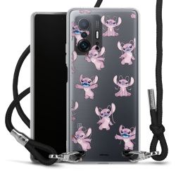 New Carry Case Transparent Stoff schwarz/silber