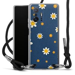 New Carry Case Transparent Stoff schwarz/silber