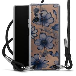 New Carry Case Transparent Stoff schwarz/silber