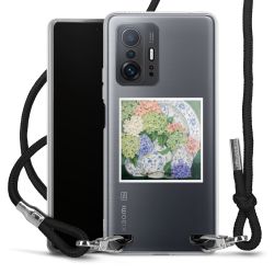 New Carry Case Transparent Stoff schwarz/silber