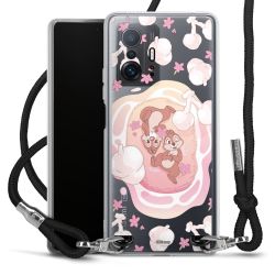 New Carry Case Transparent Stoff schwarz/silber