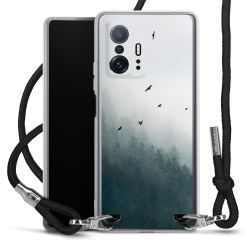 New Carry Case Transparent Stoff schwarz/silber