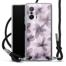 New Carry Case Transparent Stoff schwarz/silber