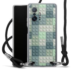 New Carry Case Transparent Stoff schwarz/silber