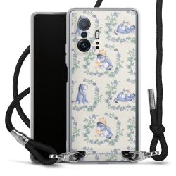 New Carry Case Transparent Stoff schwarz/silber