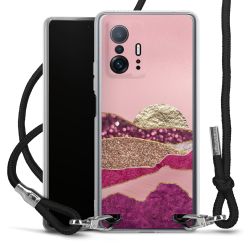 New Carry Case Transparent Stoff schwarz/silber