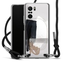 Carry Case Transparent Fabric black/silver