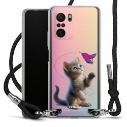 New Carry Case Transparent Stoff schwarz/silber