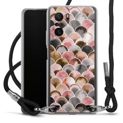 New Carry Case Transparent Stoff schwarz/silber