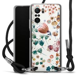 New Carry Case Transparent Stoff schwarz/silber