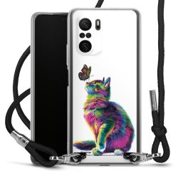 New Carry Case Transparent Stoff schwarz/silber