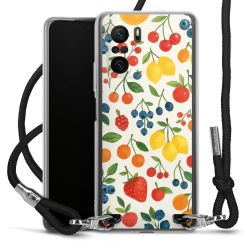 New Carry Case Transparent Stoff schwarz/silber