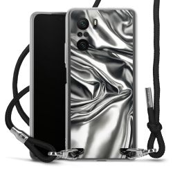 New Carry Case Transparent Stoff schwarz/silber