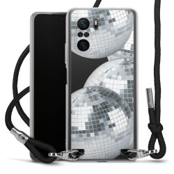 New Carry Case Transparent Stoff schwarz/silber