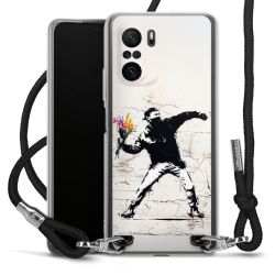 New Carry Case Transparent Stoff schwarz/silber