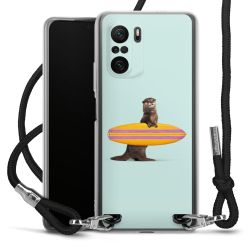 New Carry Case Transparent Stoff schwarz/silber