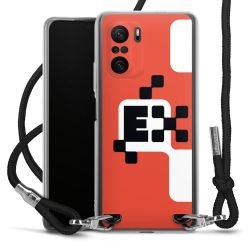 New Carry Case Transparent Stoff schwarz/silber