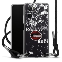 New Carry Case Transparent Stoff schwarz/silber