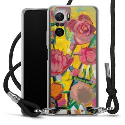 New Carry Case Transparent Stoff schwarz/silber