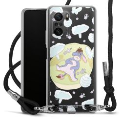 New Carry Case Transparent Stoff schwarz/silber