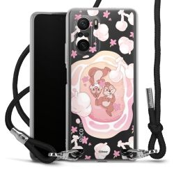 New Carry Case Transparent Stoff schwarz/silber