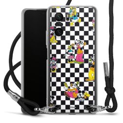 New Carry Case Transparent Stoff schwarz/silber