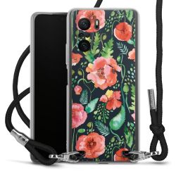 New Carry Case Transparent Stoff schwarz/silber