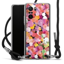 New Carry Case Transparent Stoff schwarz/silber