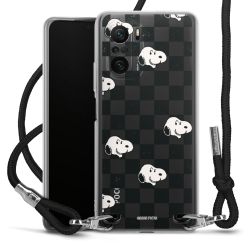 New Carry Case Transparent Stoff schwarz/silber