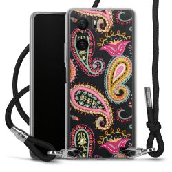 New Carry Case Transparent Stoff schwarz/silber