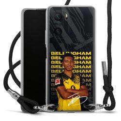 New Carry Case Transparent Stoff schwarz/silber