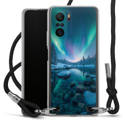 New Carry Case Transparent Stoff schwarz/silber