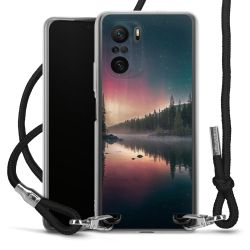 New Carry Case Transparent Stoff schwarz/silber