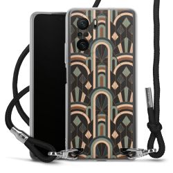 New Carry Case Transparent Stoff schwarz/silber