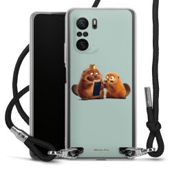 New Carry Case Transparent Stoff schwarz/silber