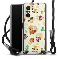 New Carry Case Transparent Stoff schwarz/silber