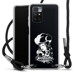 Carry Case Stoff schwarz/silber