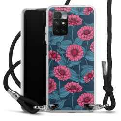 New Carry Case Transparent Stoff schwarz/silber