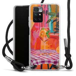 New Carry Case Transparent Stoff schwarz/silber