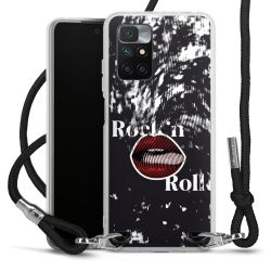 New Carry Case Transparent Stoff schwarz/silber